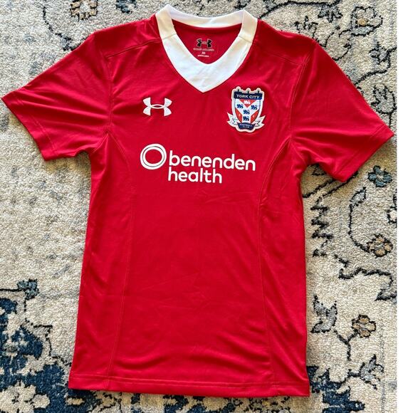 New! York City FC 2018-19 Home Soccer Shirt Red Unisex Adult XSmall - Picture 1 of 6